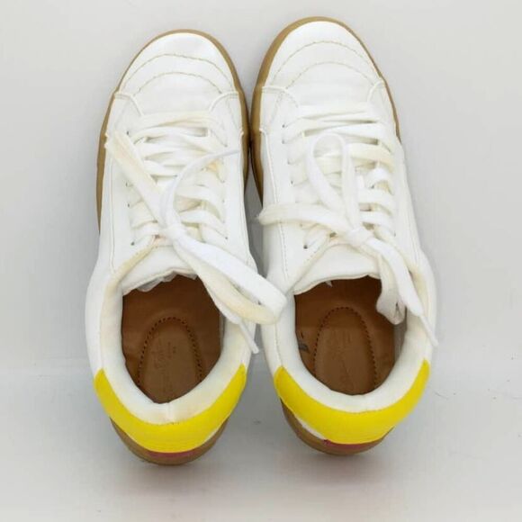 Universal Thread Women's White & Yellow Casual Designer Sneakers - sz. 7 - Picture 3 of 6